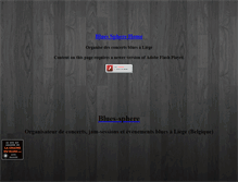 Tablet Screenshot of blues-sphere.com